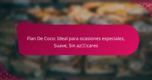 Flan De Coco: Ideal para ocasiones especiales, Suave, Sin azúcares