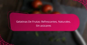 Gelatinas De Frutas: Refrescantes, Naturales, Sin azúcares