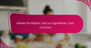 Helado De Plátano: Solo un ingrediente, Fácil, Cremoso
